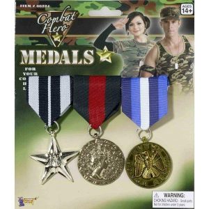 Trophies & Medals |  Military Medals Costume Accessory Party Favors Trophies & Medals