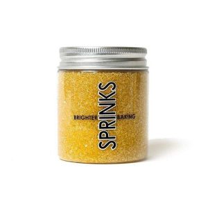 Edible Toppings |  Sprinks Gold Sanding Sugar – 85G Baking Edible Toppings