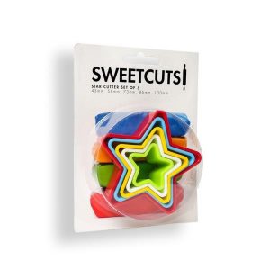 Moulds & Cookie Cutters |  5 Pack Sweetcuts Star Cutters Baking Moulds & Cookie Cutters