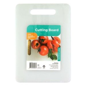 Utensils |  Chopping Board Plastic White 35X24.5X0.6Cm Baking Utensils