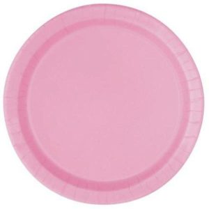 Party Plates |  16 Pack Lovely Pink Paper Plates – 23Cm Party Plates Party Plates