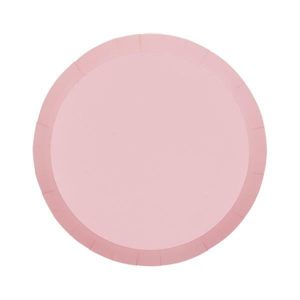 Party Plates |  20 Pack Classic Pink Round Snack Paper Plate – 17Cm Party Plates Party Plates